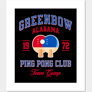 Greenbow Alabama Ping Pong Club Posters and Art